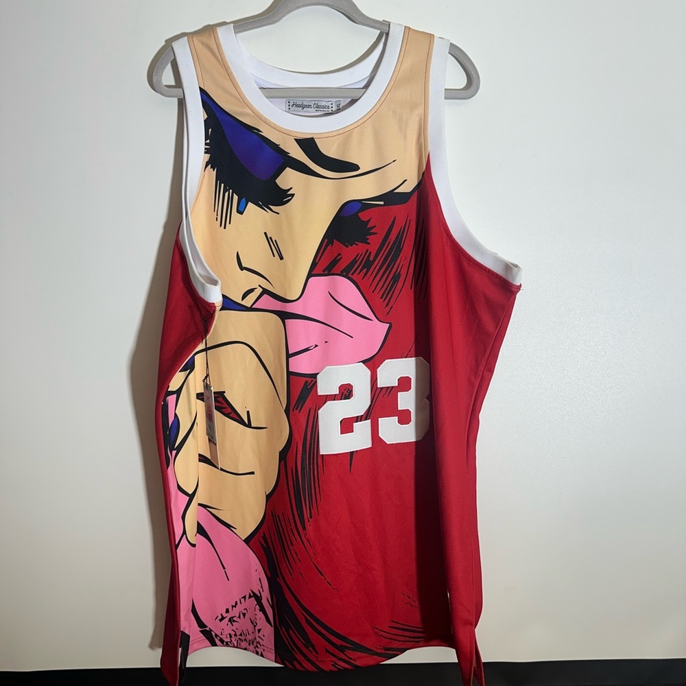 Red Graphic Men's Jersey